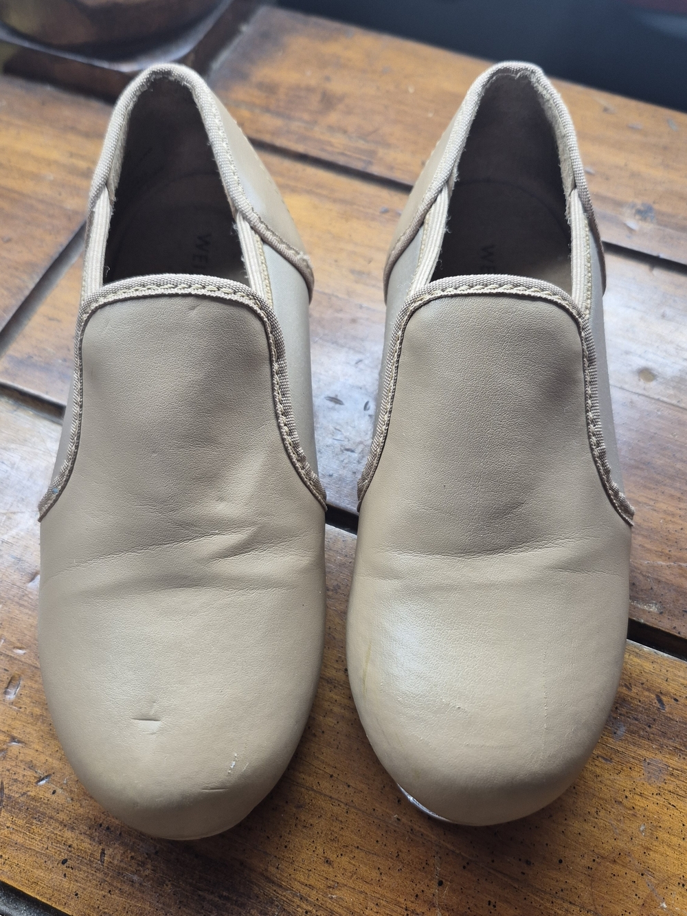 Weissman Tan Kids Dance Shoes